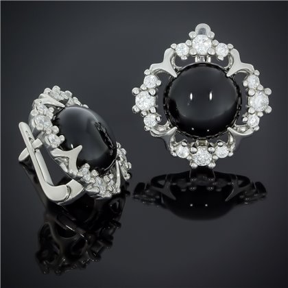 Сережки 550 тигрове око Rh Timofeev