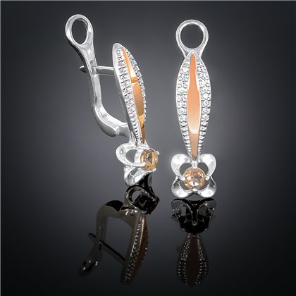 Сережки 371 альпініт містік Rh Timofeev