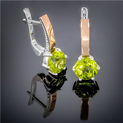 Сережки 370 альпініт зелений Rh Timofeev 2