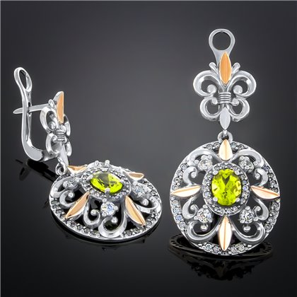 Сережки 366 альпініт зелений Timofeev 2