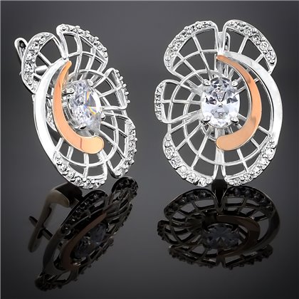 Сережки 339 хризоліт Rh Timofeev