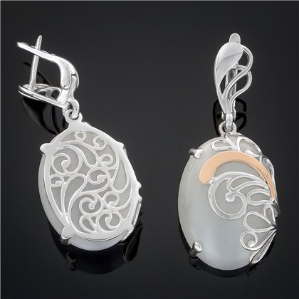 Сережки 321 улексит Rh Timofeev 2