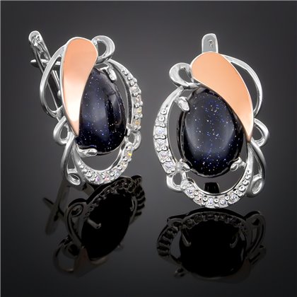 Сережки 315 онікс Timofeev