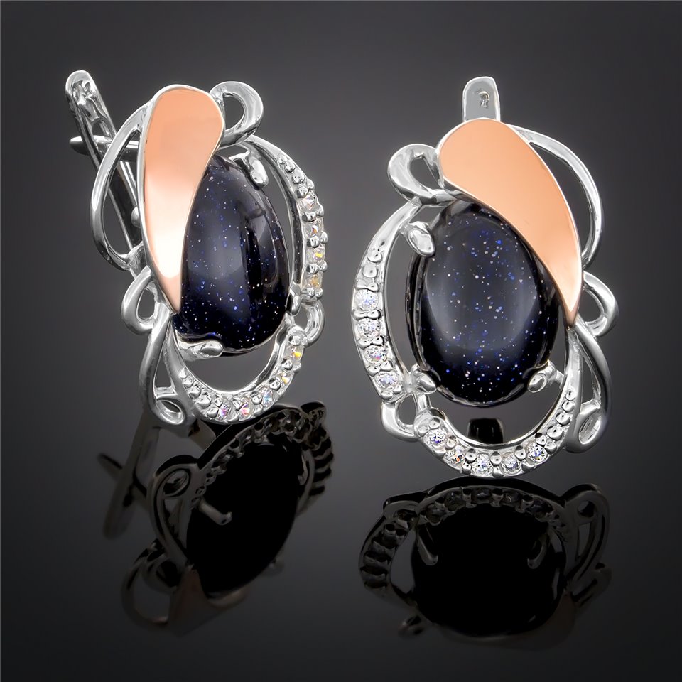 Сережки 315 онікс Timofeev