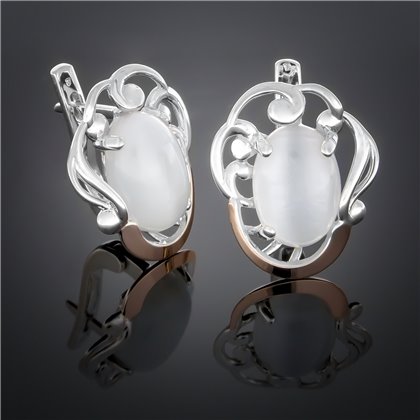 Сережки 306 янтарь Rh Timofeev