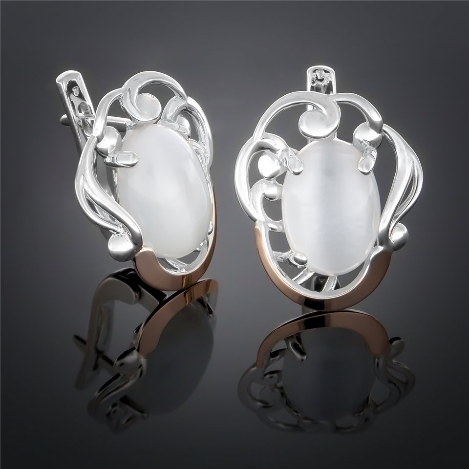 Сережки 306 янтарь Timofeev