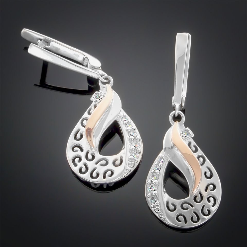 Сережки 304 Rh Timofeev