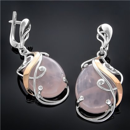 Сережки 295 улексит сірень Rh Timofeev