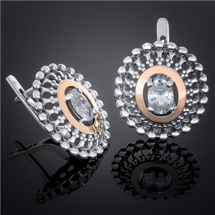 Сережки 274 аметист Timofeev