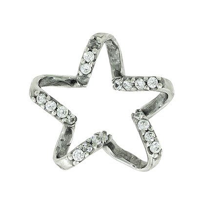 Підвіс 1016 цирконій білий Rh Timofeev