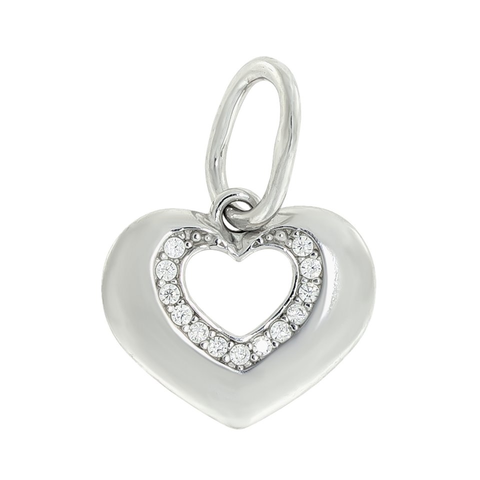 Підвіс 1013 цирконій білий Rh Timofeev