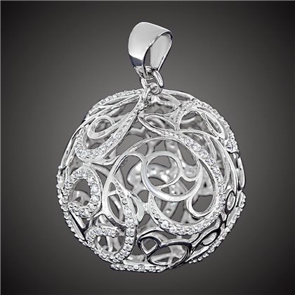 Підвіс 805(2) цирконій білий Rh Timofeev