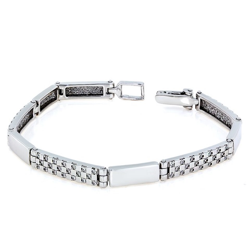 Браслет 815 цирконій білий(18) Rh Timofeev