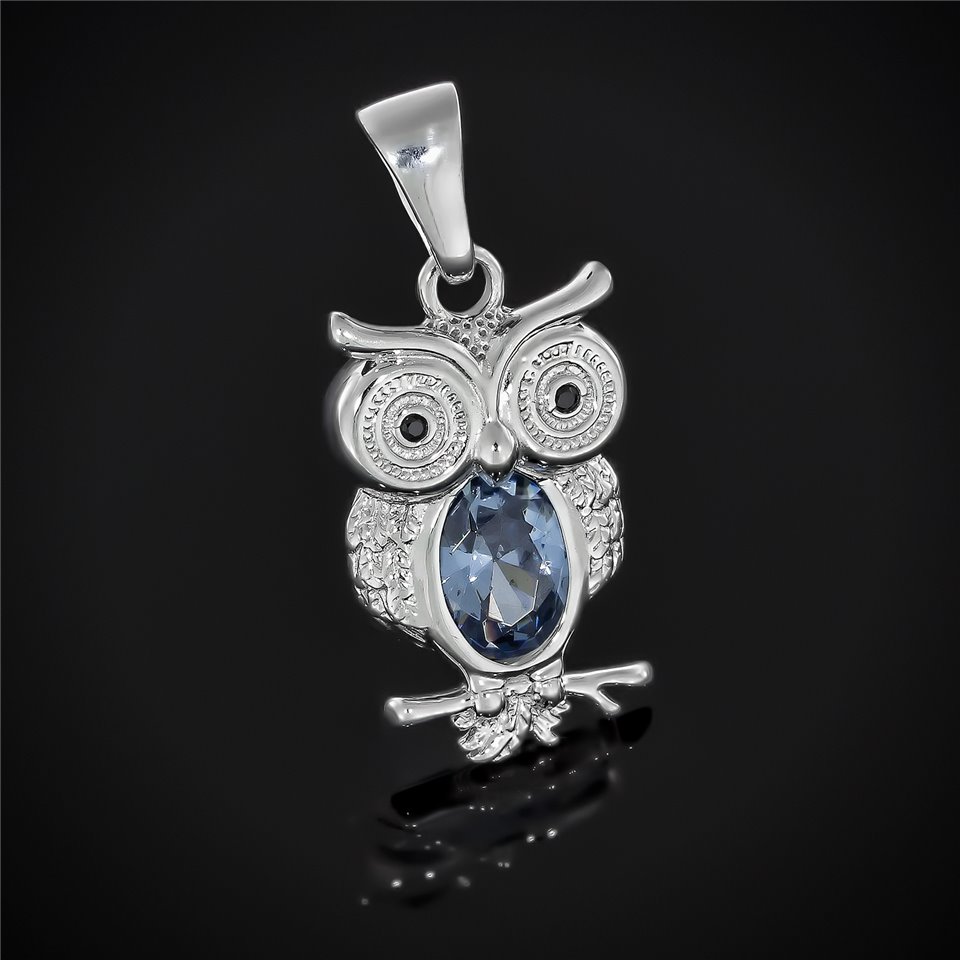 Підвіс 608 альпініт блакитний/цирконій с. Rh Timofeev