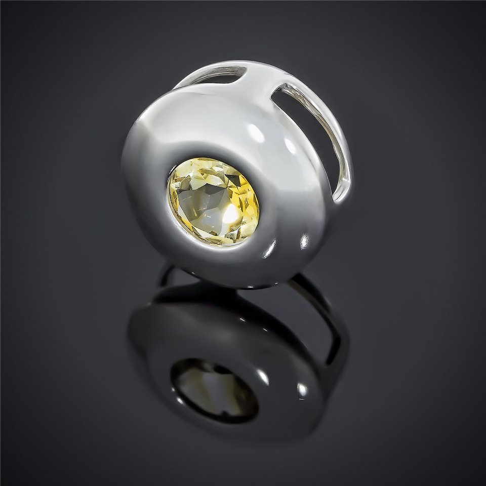 Підвіс 566 цирконій шампань Rh Timofeev