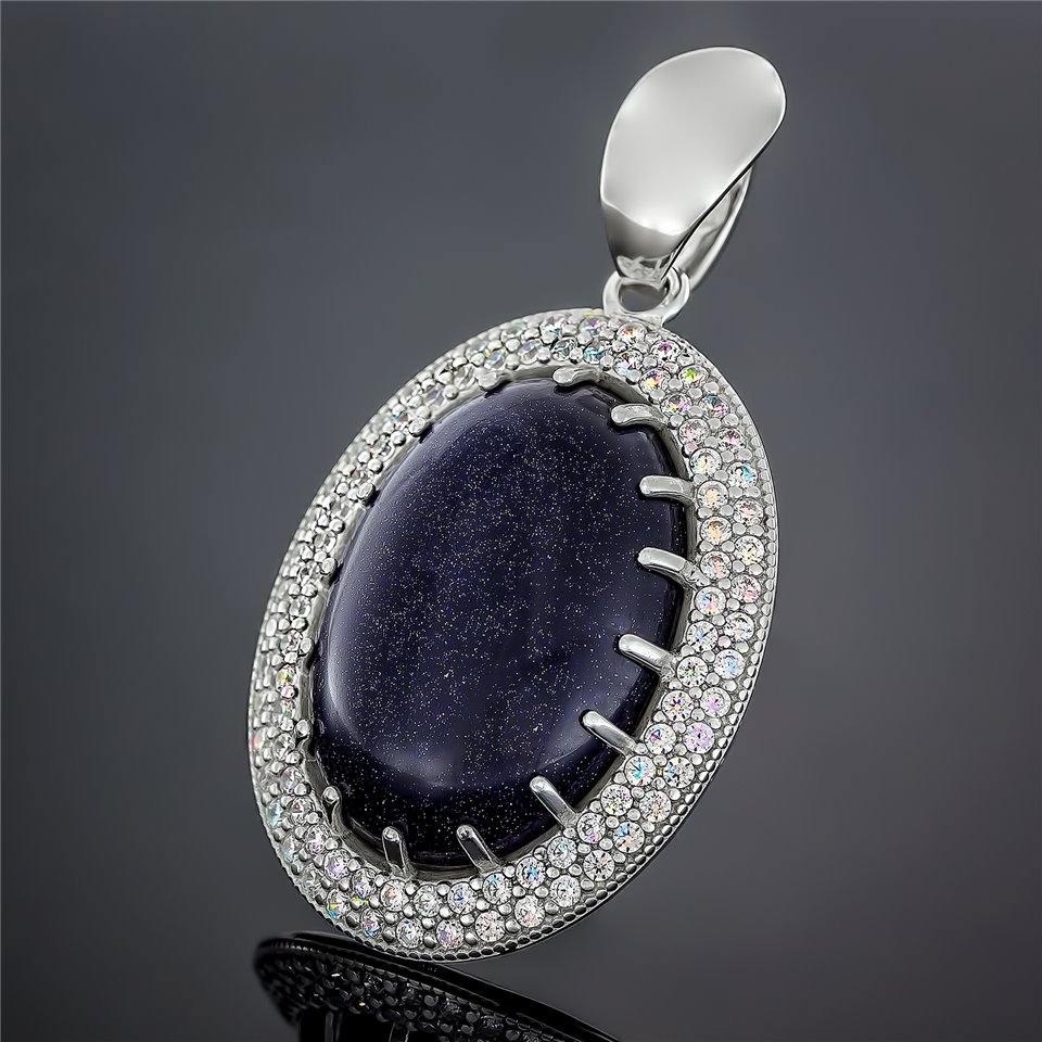 Підвіс 476 улексит сірий темний Rh Timofeev