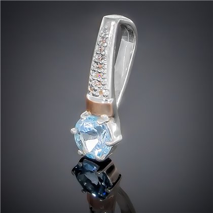 Підвіс 369 сапфір Rh Timofeev