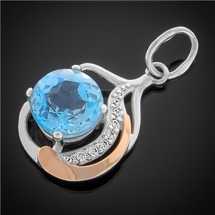 Підвіс 301 кварц океан Rh Timofeev