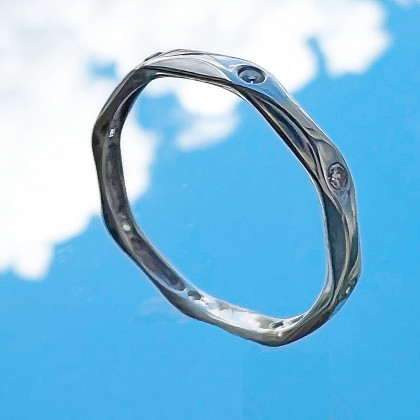 Перстень 1010 цирконій білий Rh Timofeev