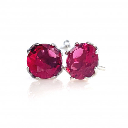 Сережки 009 альпініт гранат Rh Timofeev