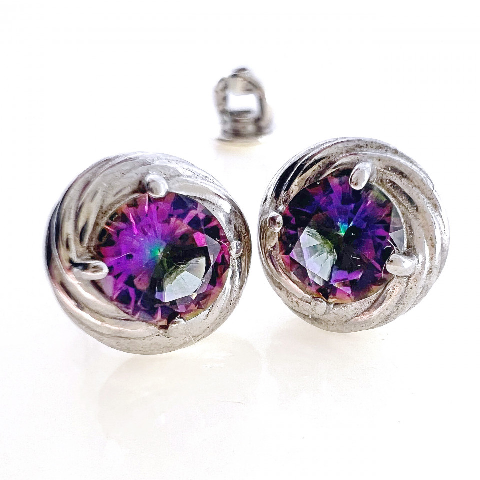 Сережки 014 альпініт містік Rh Timofeev