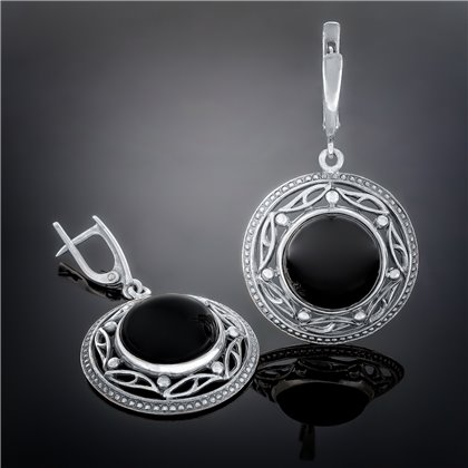 Сережки 047 онікс Timofeev