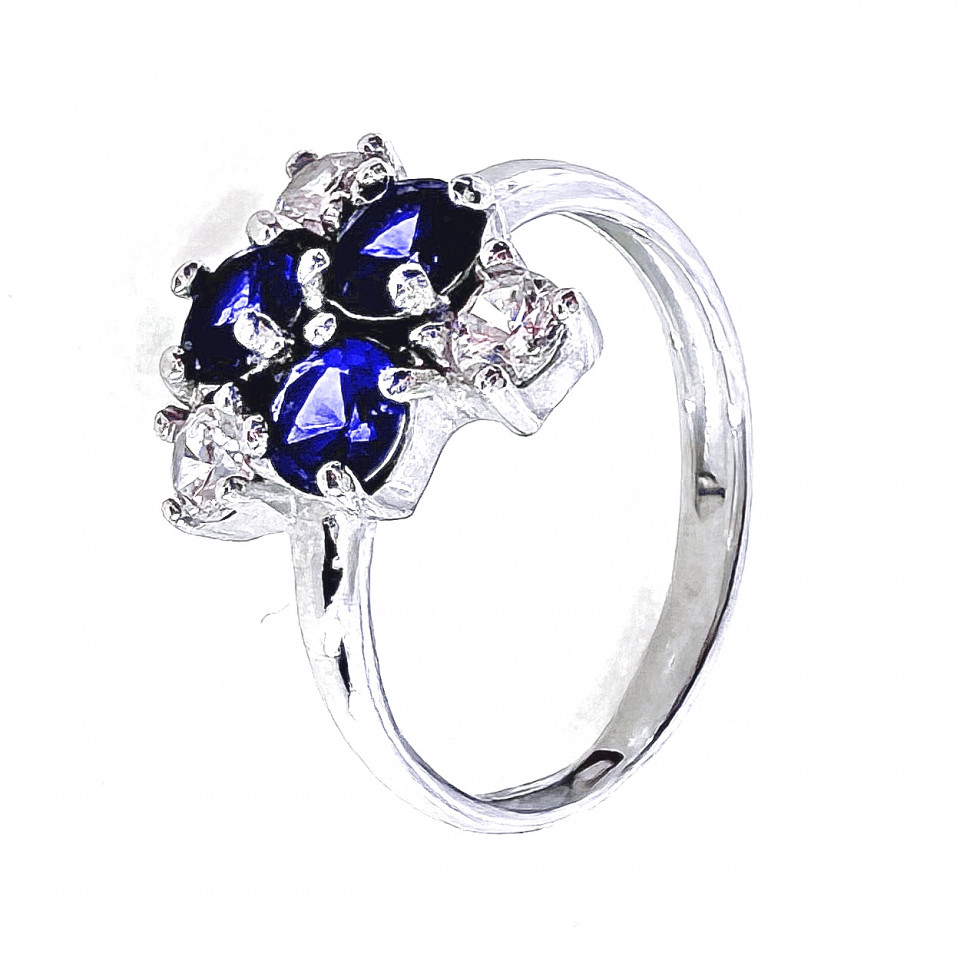 Перстень 887 альпініт синій Rh Timofeev