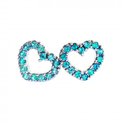 Сережки 023 бірюза Rh Timofeev