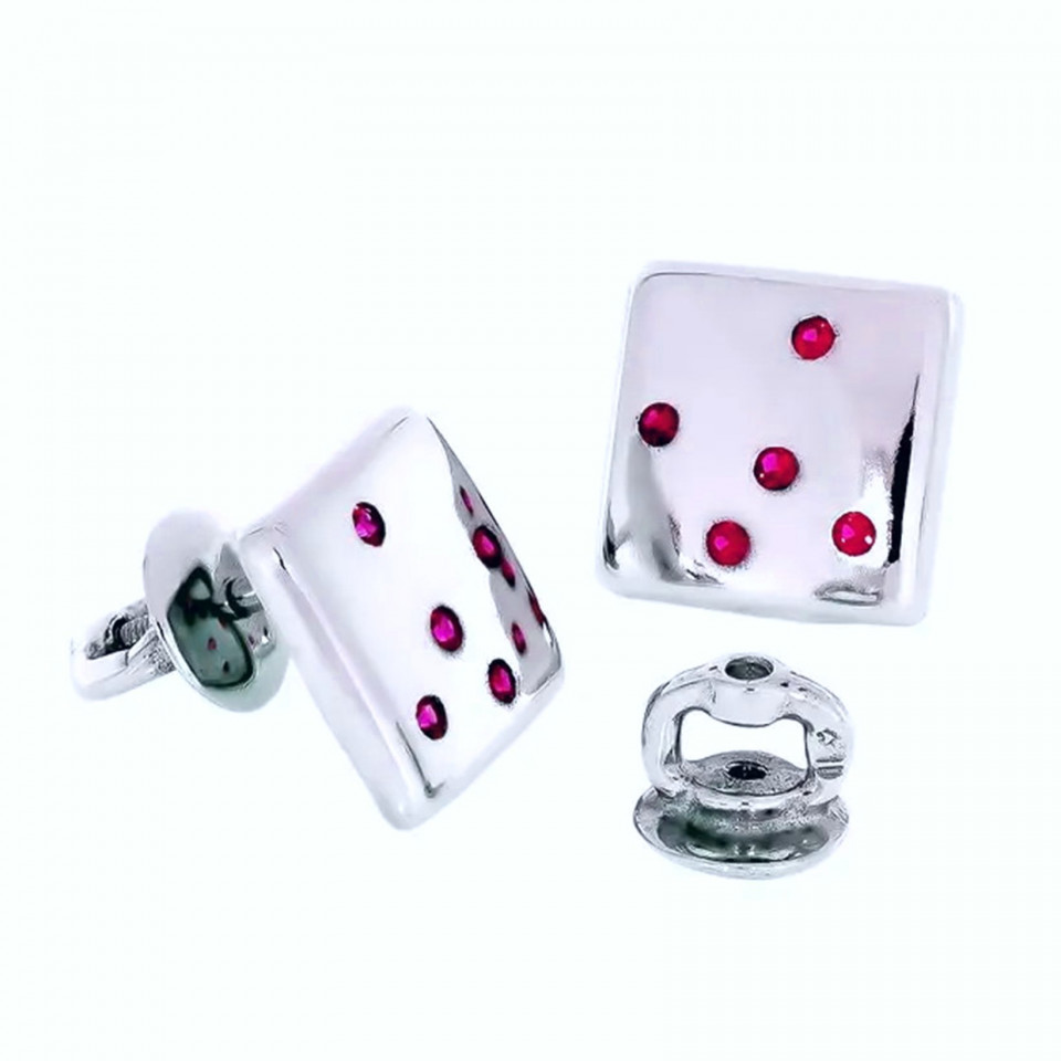 Сережки 866 червоні Rh Timofeev