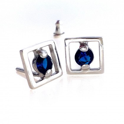 Сережки 897 топаз Rh Timofeev