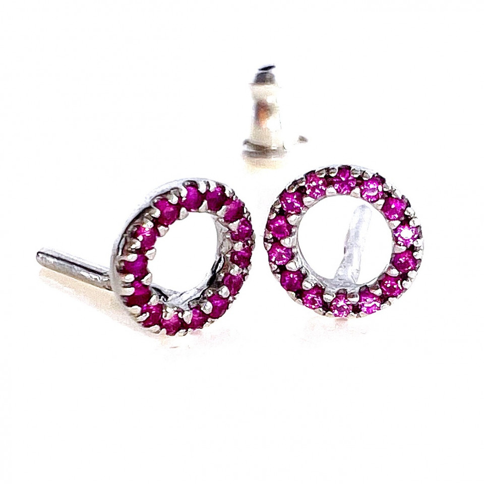 Сережки 874 цирконій Rh Timofeev