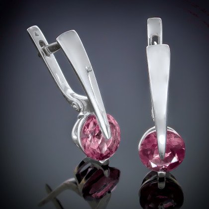 Сережки 118 гранат Rh Timofeev