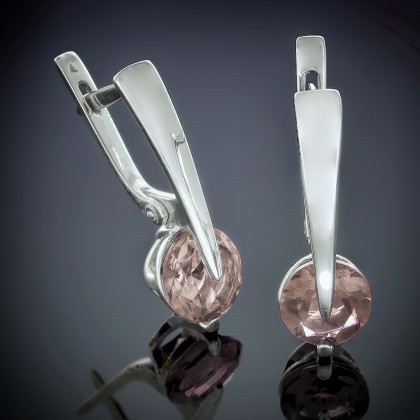 Сережки 118 раухтопаз Rh Timofeev