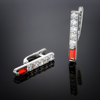 Сережки 61 гранат Timofeev