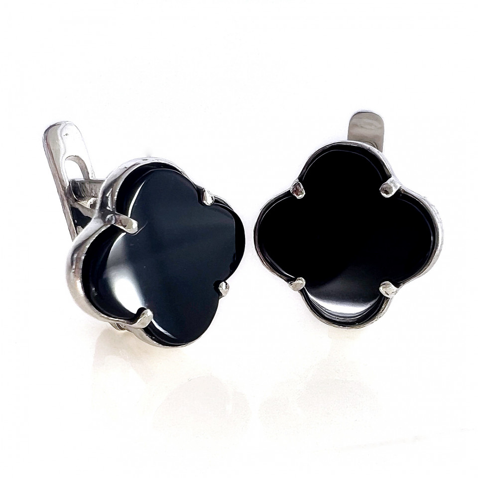 Сережки 1024 онікс Rh Timofeev