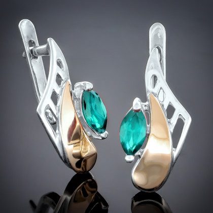 Сережки 77 топаз Timofeev