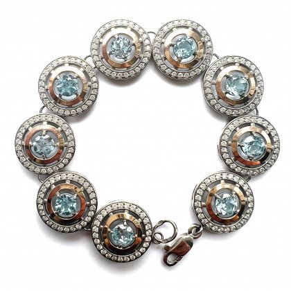 Браслет 182 топаз Rh Timofeev