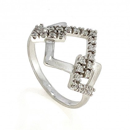 Перстень 944 цирконій білий Rh Timofeev