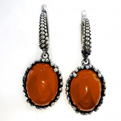 Сережки 837 сердолік Timofeev