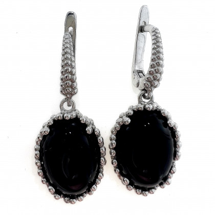 Сережки 837 онікс Rh Timofeev