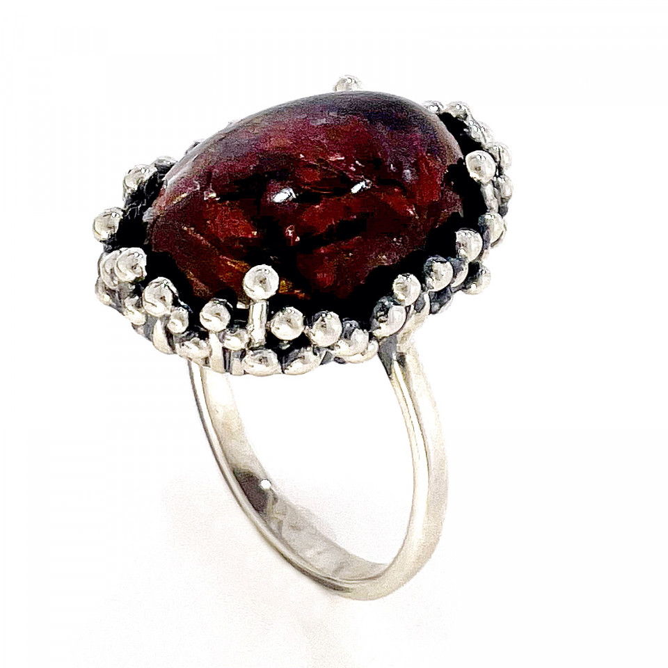 Перстень 837 яшма Timofeev