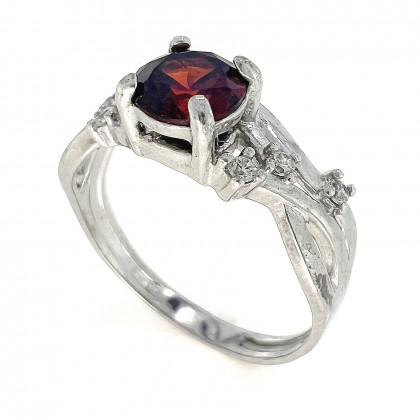 Перстень 607 альпініт гранат Rh Timofeev