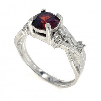 Перстень 607 альпініт гранат Rh Timofeev