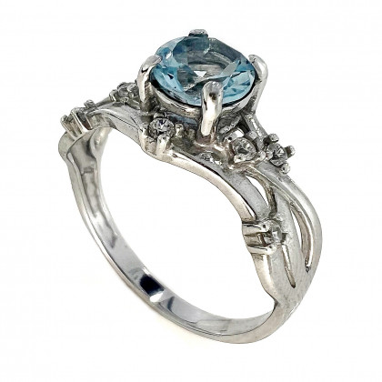 Перстень 607 топаз Rh Timofeev