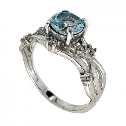 Перстень 607 топаз Rh Timofeev