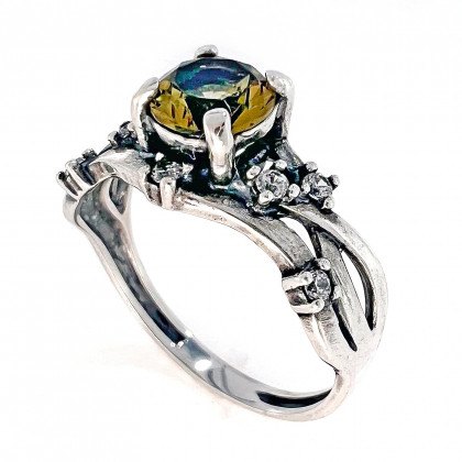 Перстень 607 султаніт Rh Timofeev