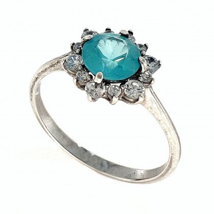 Перстень 622 альпініт блакитний Rh Timofeev