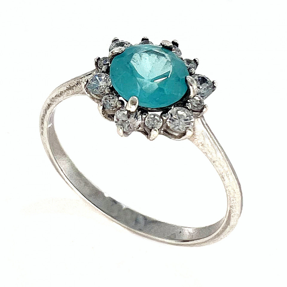 Перстень 622 альпініт блакитний Rh Timofeev