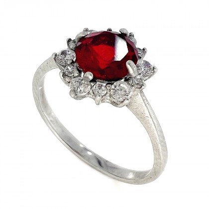 Перстень 622 альпініт червоний Rh Timofeev