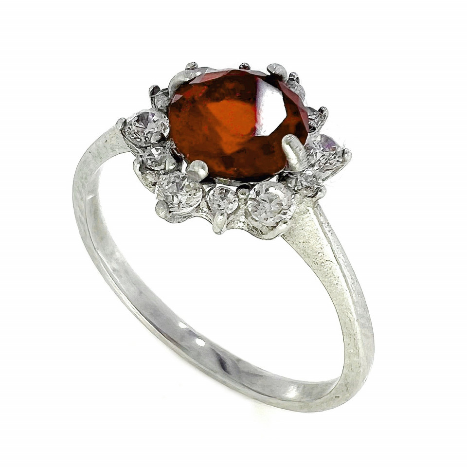 Перстень 622 гранат Rh Timofeev